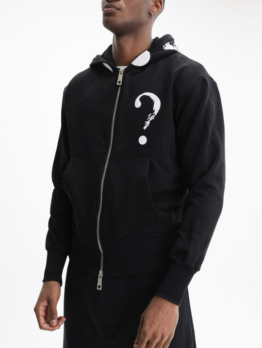 Massimo Sabbadin Hoodie Rainbow Skull  Black