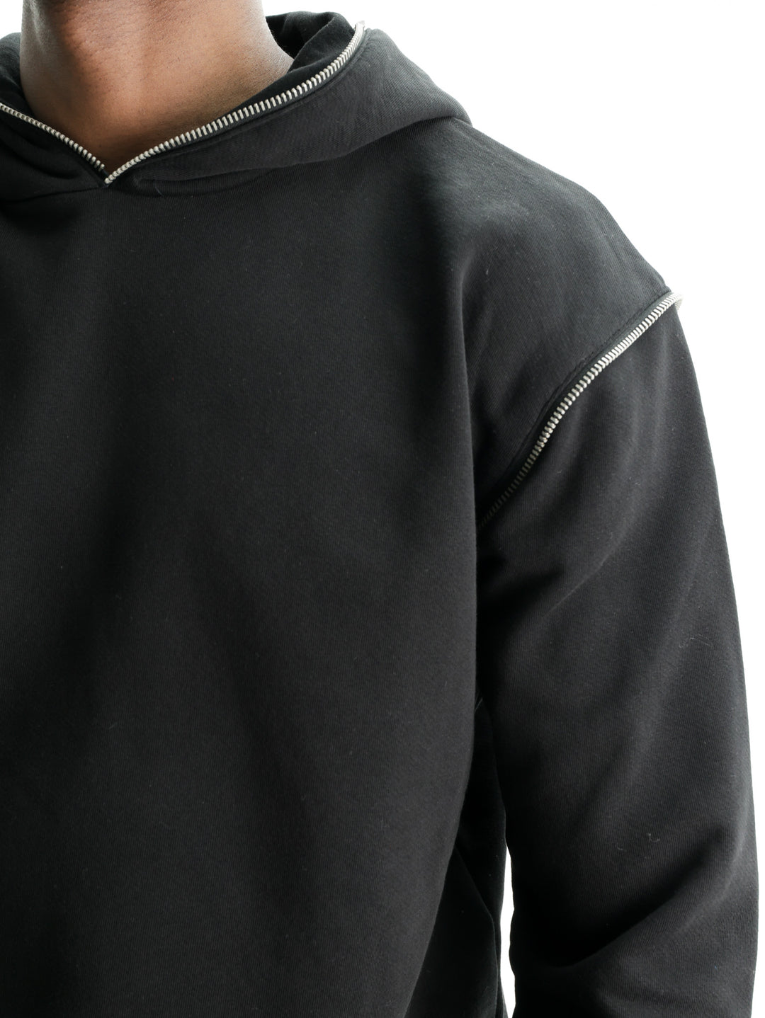 Massimo Sabbadin Hoodie Bandana Print  Black