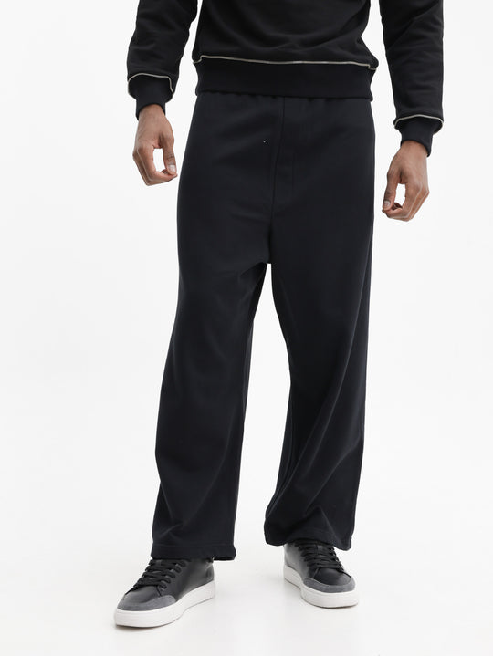 Massimo Sabbadin Pants Zip Trim  Black