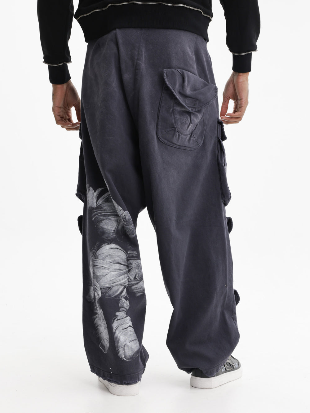 Massimo Sabbadin Jeans 9 Pocket Drawstring Black