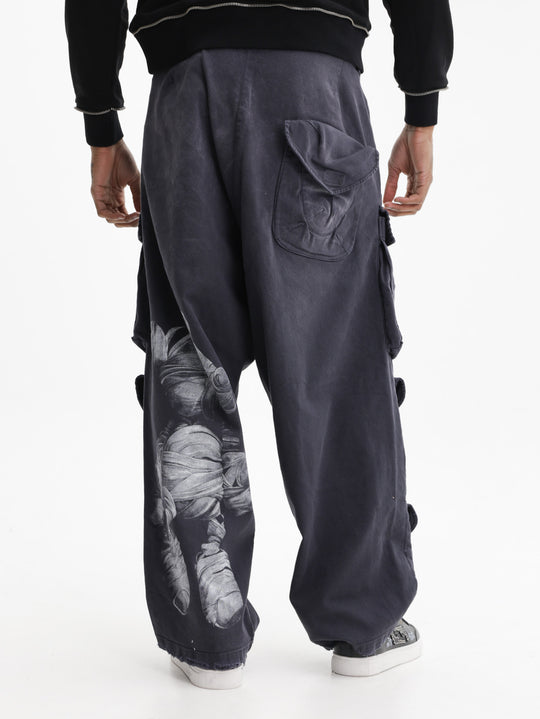 Massimo Sabbadin Jeans 9 Pocket Drawstring Black