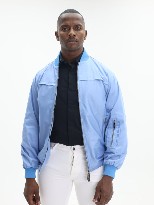 Costume National Jacket Capospalla Bomber Blue