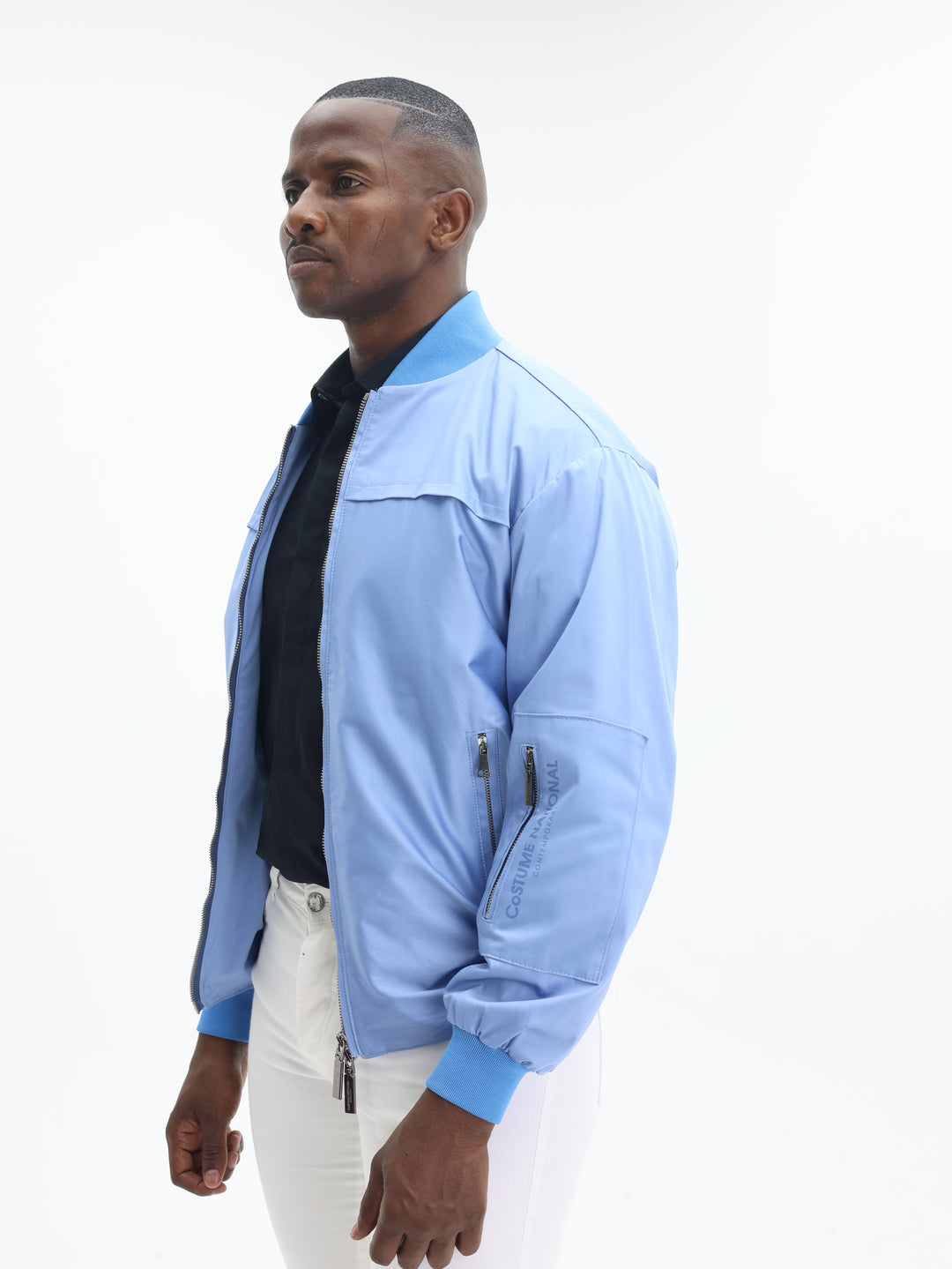 Costume National Jacket Capospalla Bomber Blue