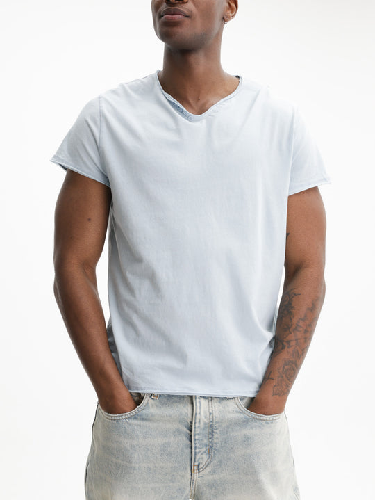 Zadig & Voltaire T-Shirt Monastir Mc Cl Voltaire Paris Light Blue