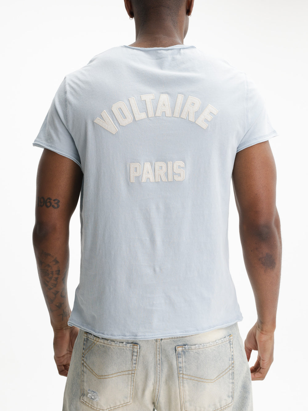 Zadig & Voltaire T-Shirt Monastir Mc Cl Voltaire Paris Light Blue