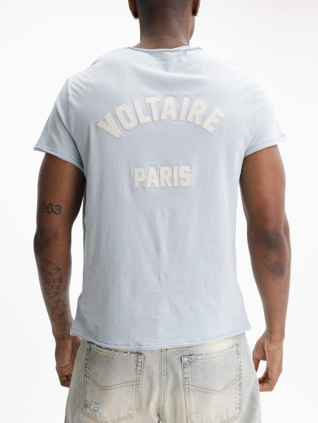 Zadig & Voltaire T-Shirt Monastir Mc Cl Voltaire Paris Light Blue