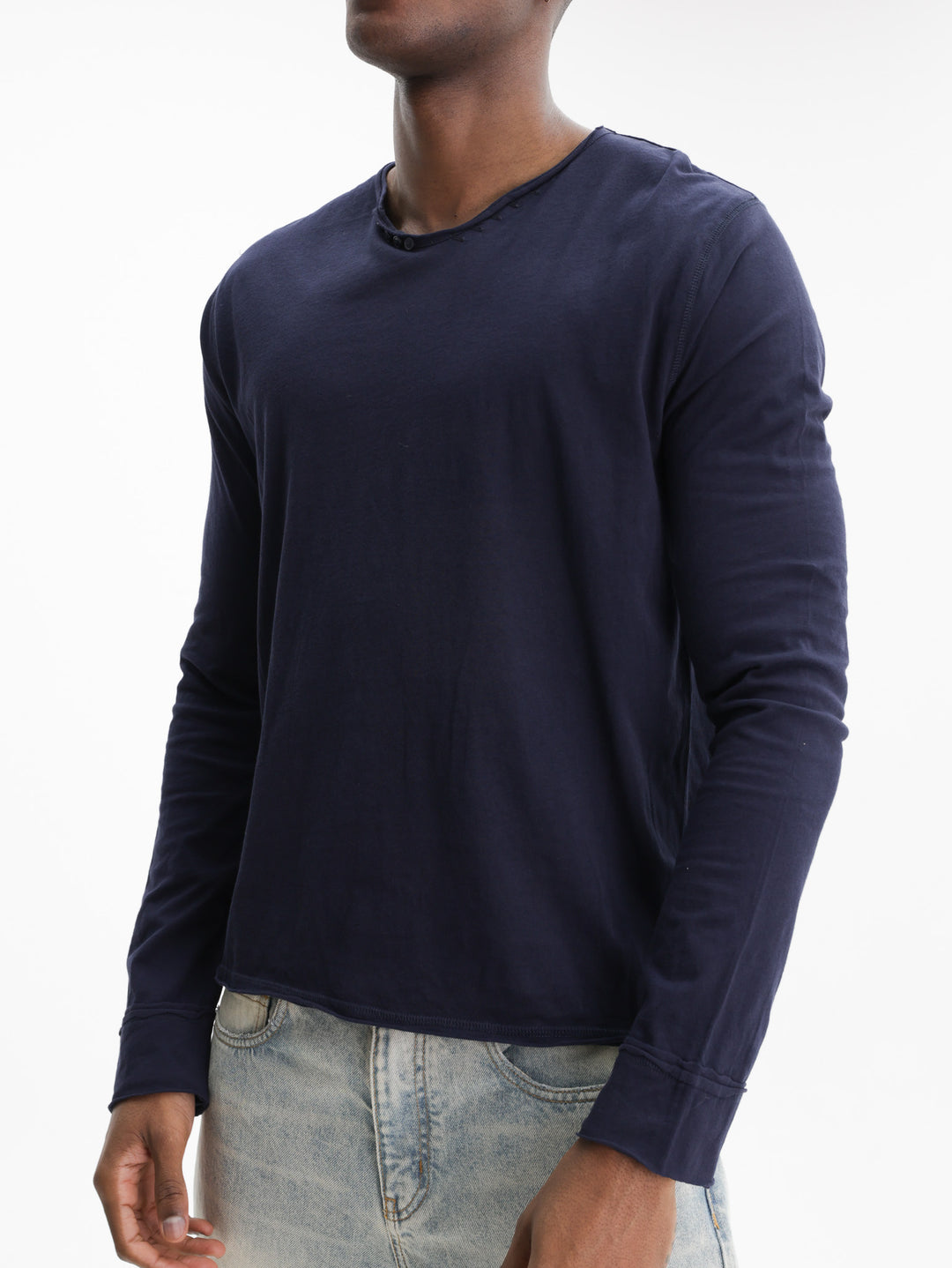 Zadig & Voltaire T-Shirt Monastir Ml Cl Voltaire Paris Navy