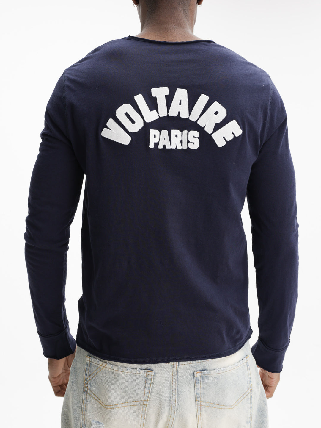 Zadig & Voltaire T-Shirt Monastir Ml Cl Voltaire Paris Navy