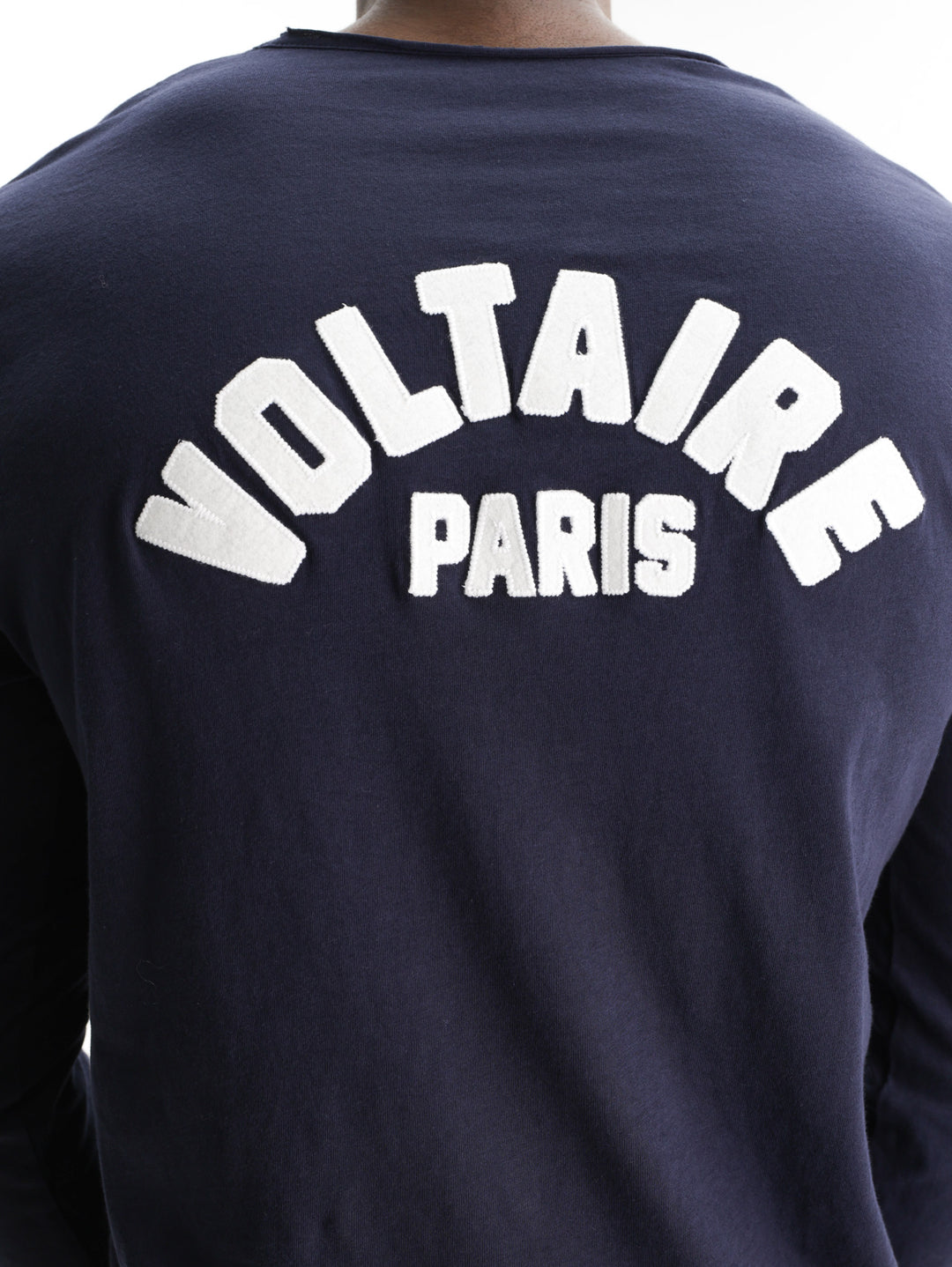 Zadig & Voltaire T-Shirt Monastir Ml Cl Voltaire Paris Navy