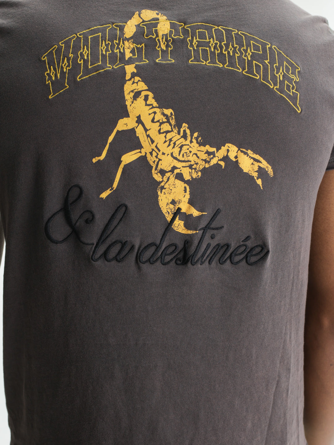 Zadig & Voltaire T-Shirt Monastir Mc Cl Scorpio Brown