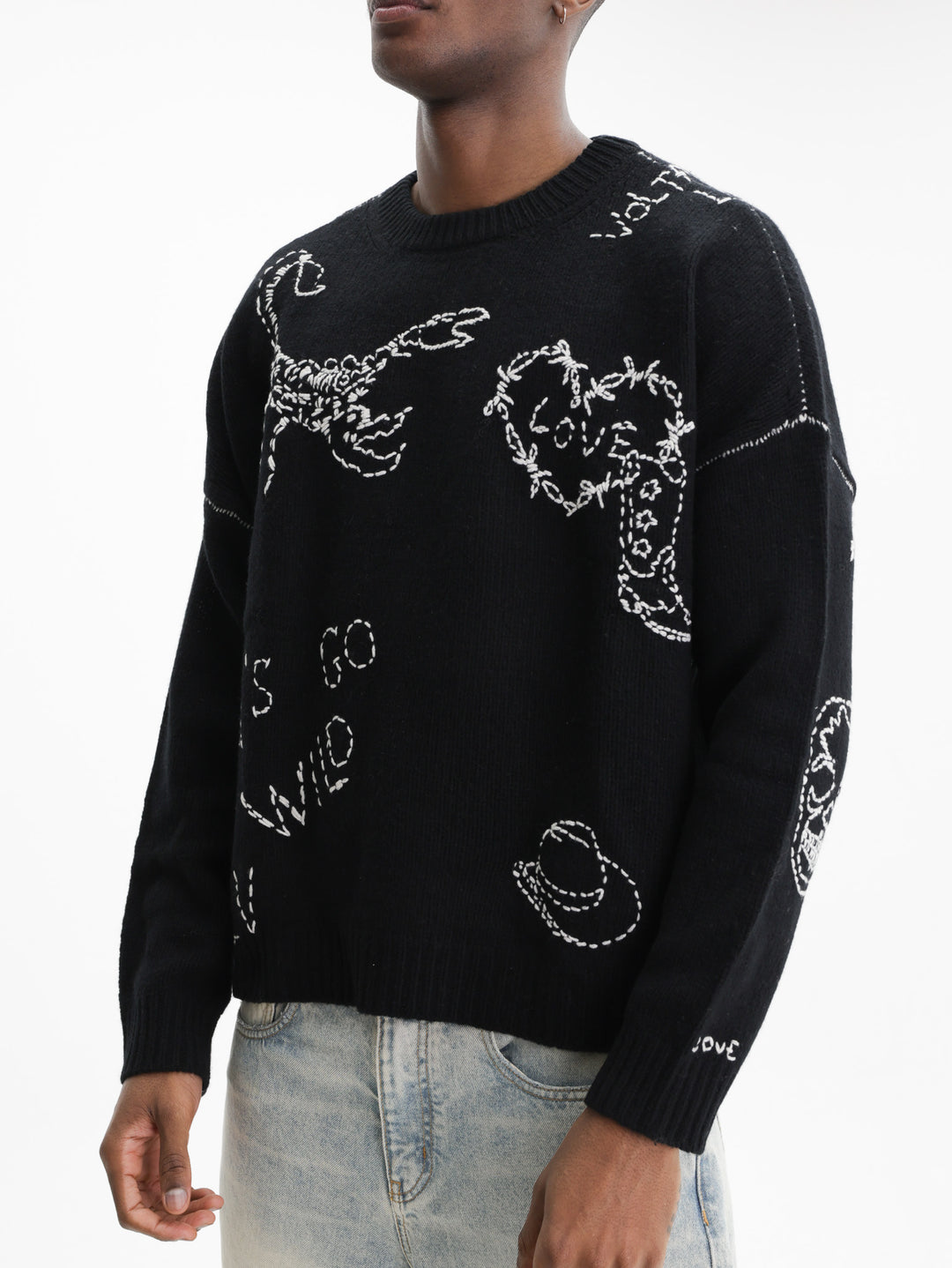 Zadig & Voltaire Jersey Bobo We Multicusto Black
