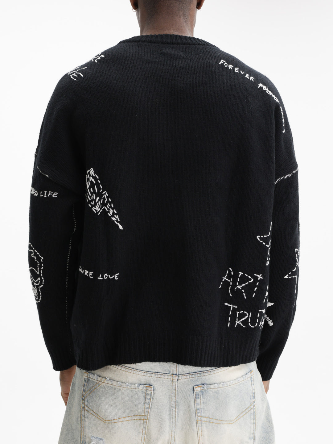 Zadig & Voltaire Jersey Bobo We Multicusto Black