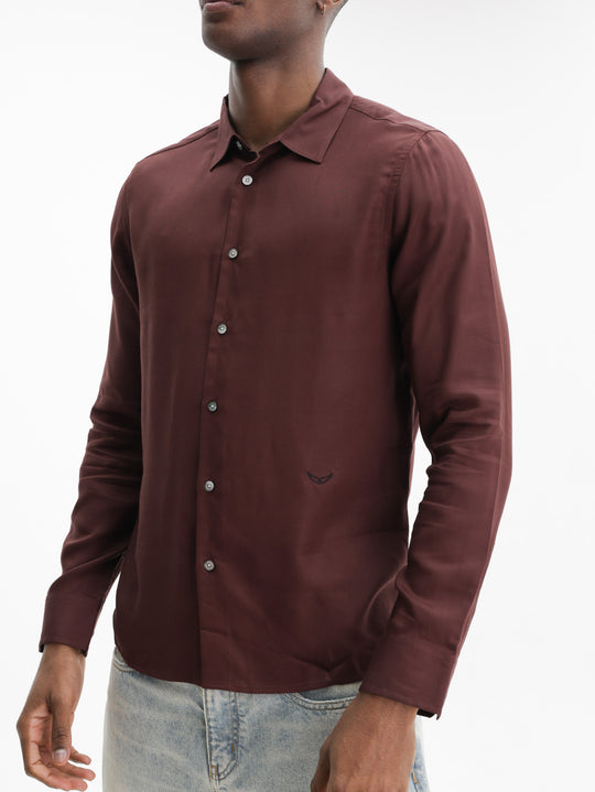 Zadig & Voltaire Shirt Sunay Burgundy