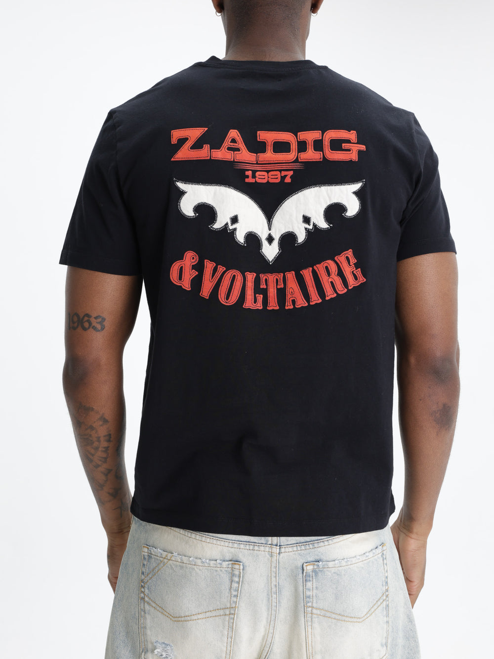 Zadig & Voltaire T-Shirt Tommy Hc Blason Western Black