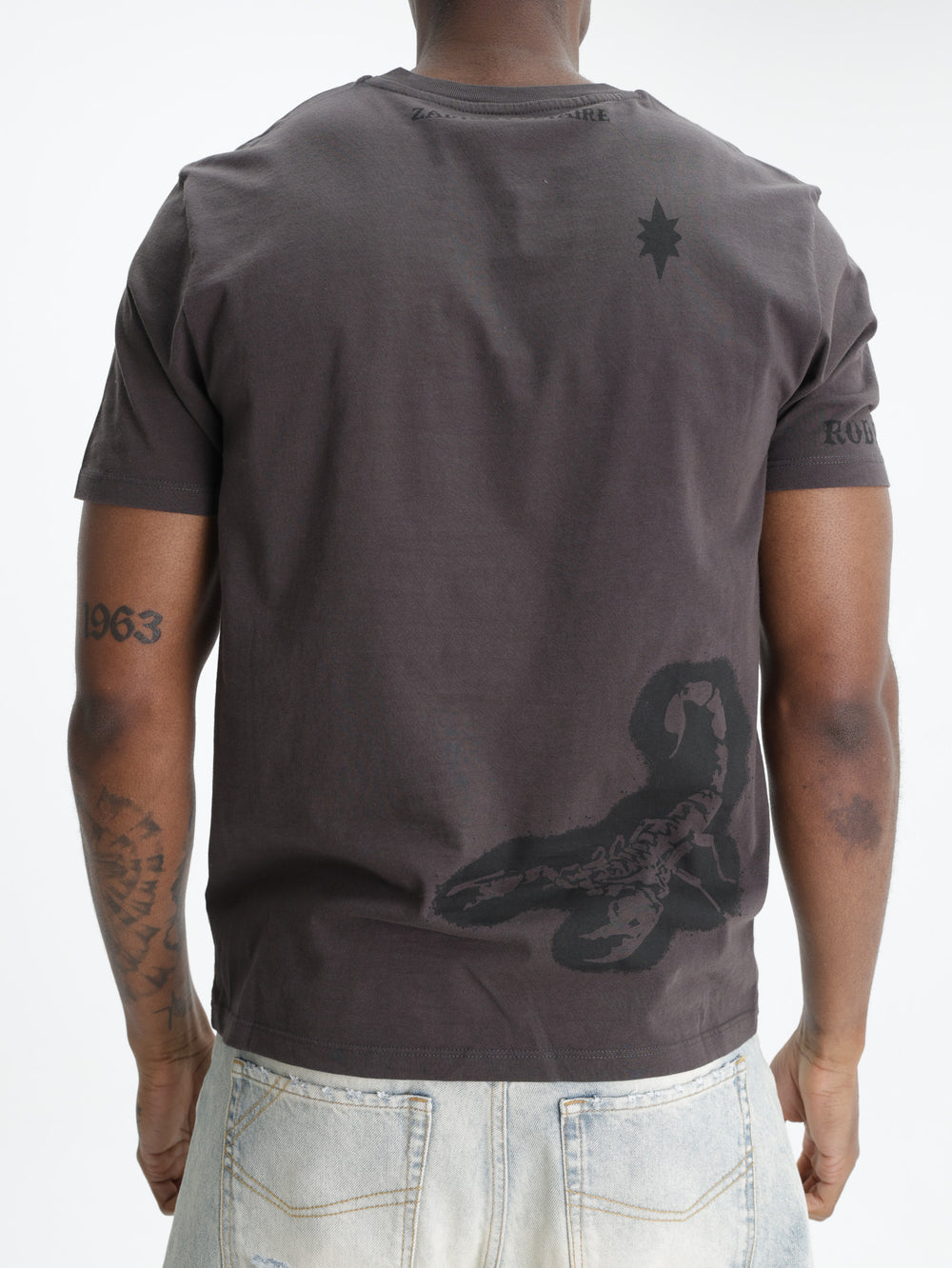 Zadig & Voltaire T-Shirt Tommy Hc Multicusto Chocolate Brown