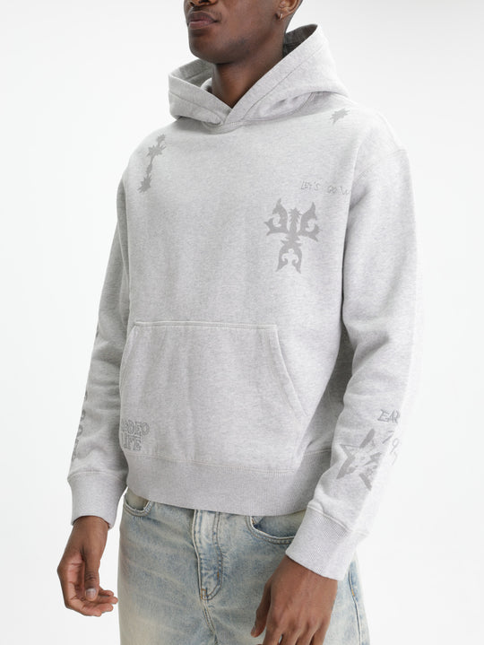 Zadig & Voltaire Hoody Sacha Mo Multicusto Grey