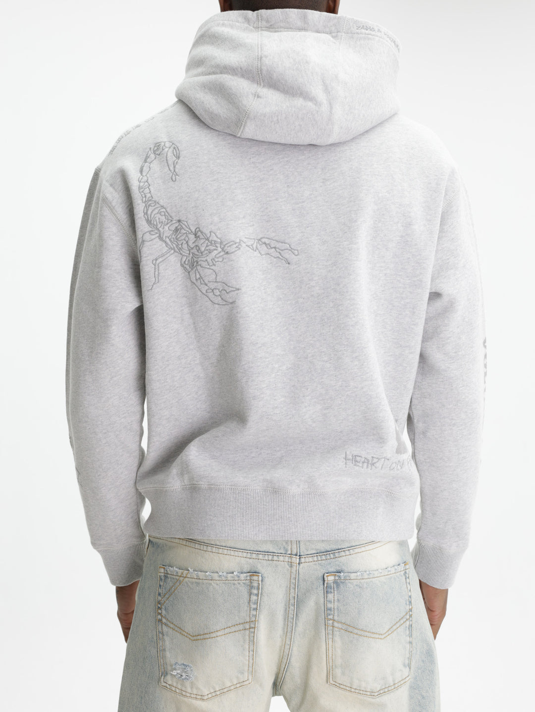 Zadig & Voltaire Hoody Sacha Mo Multicusto Grey