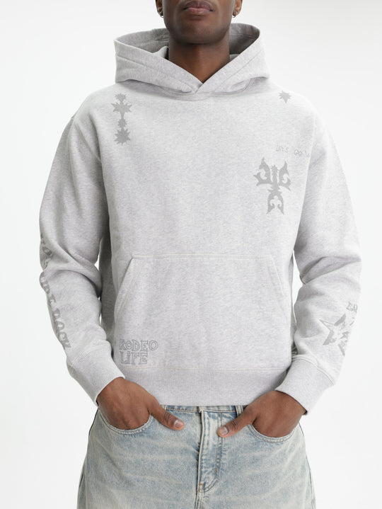 Zadig & Voltaire Hoody Sacha Mo Multicusto Grey