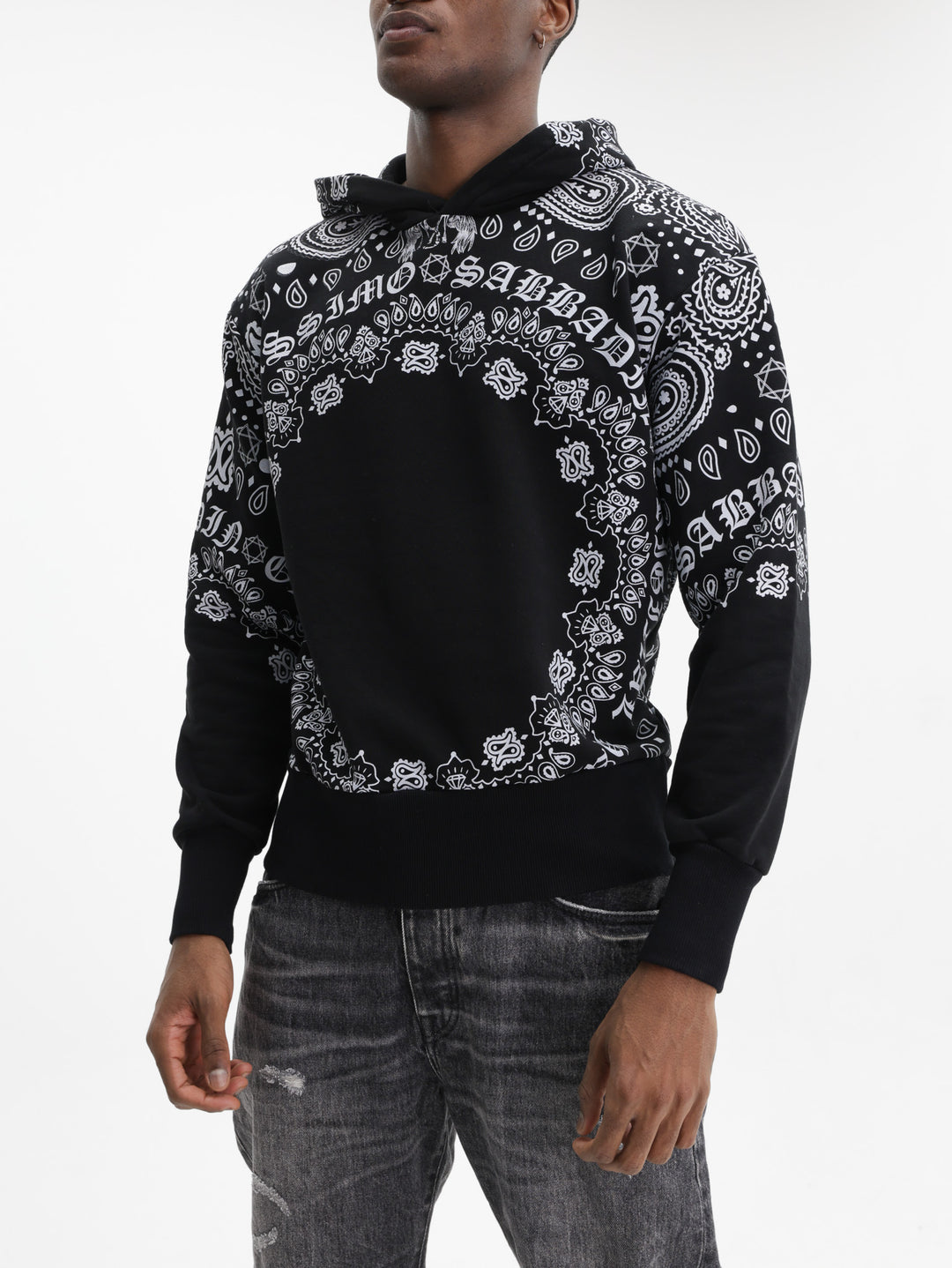 Massimo Sabbadin Hoodie Graphic  Black