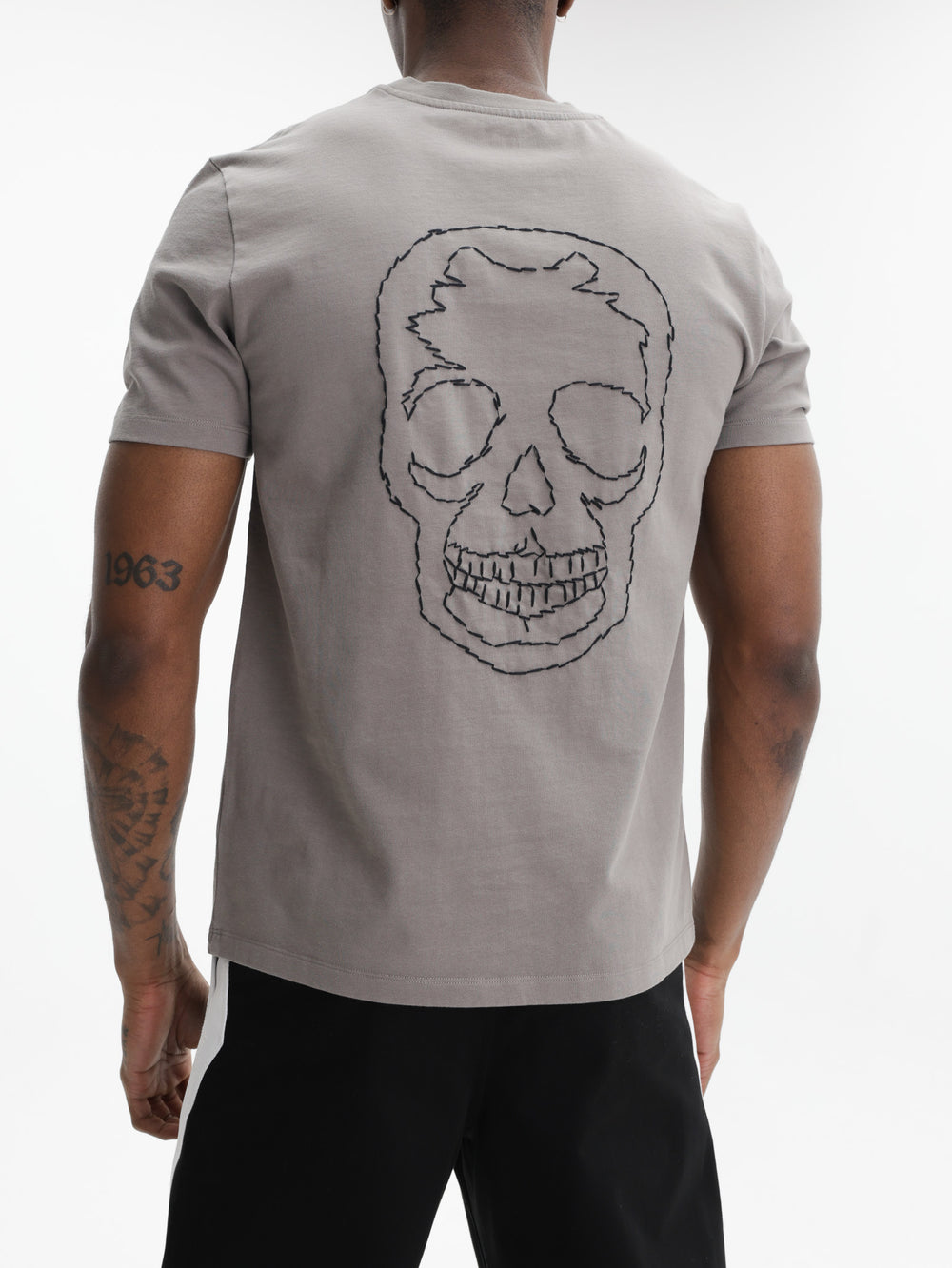 Zadig & Voltaire T-Shirt Tommy Tc Skull Embroidery Khaki