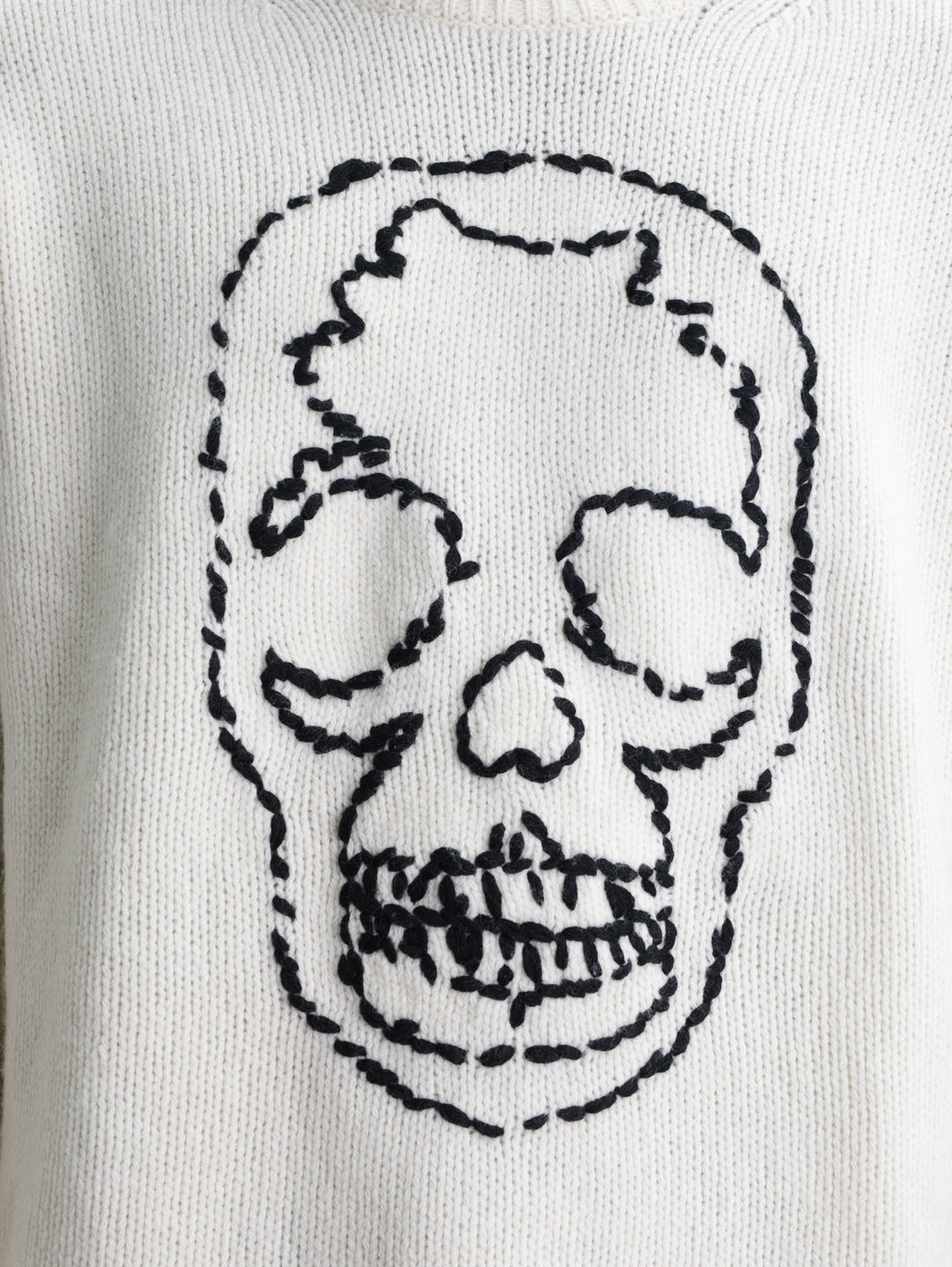 Zadig & Voltaire Jersey Marko We Skull Used Ivory