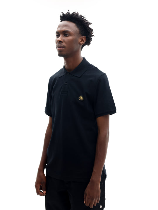 Moose Knuckles Golfer Everett Gold Black