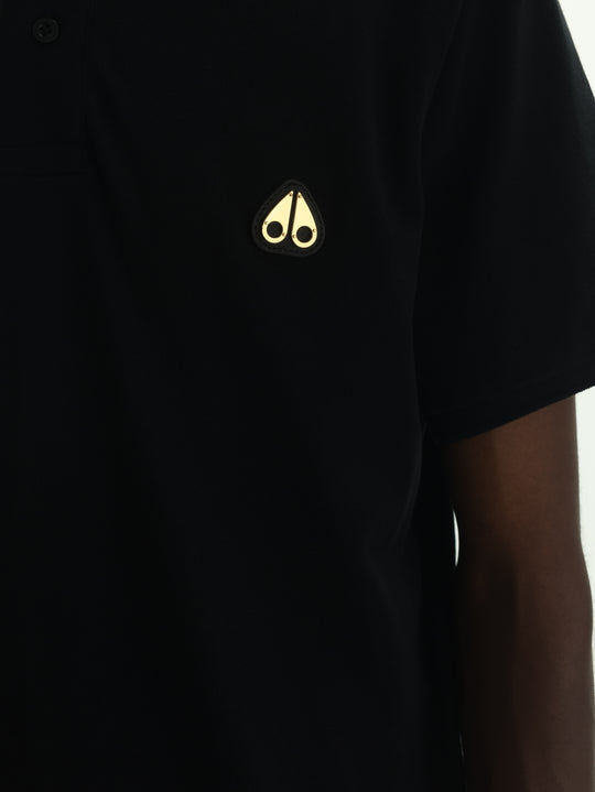 Moose Knuckles Golfer Everett Gold Black