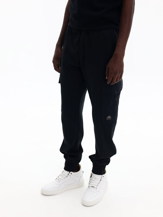 Moose Knuckles Track Pants Dalon Black