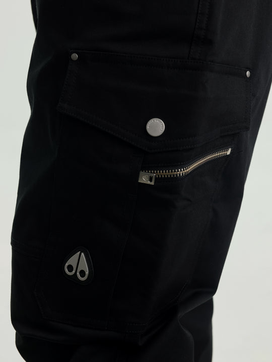 Moose Knuckles Cargo Pants Brady Black