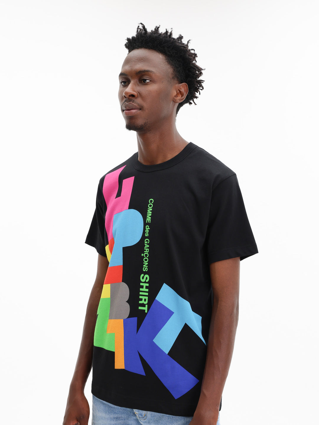 Comme Des Garcons T-Shirt Knit Black/Print