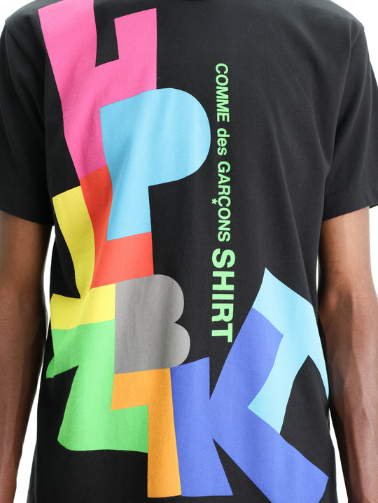 Comme Des Garcons T-Shirt Knit Black/Print