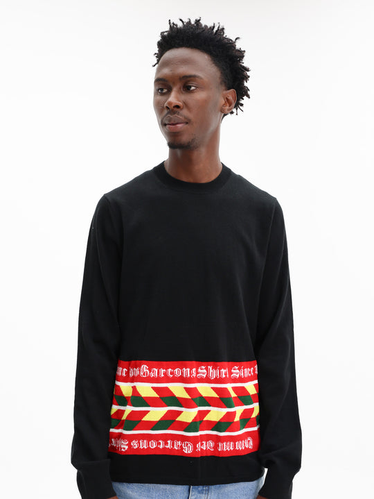 Comme Des Garcons Shirt Knitted Black