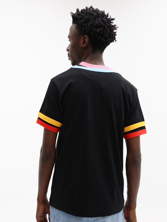 Comme Des Garcons T-Shirt Knit Black/Mix