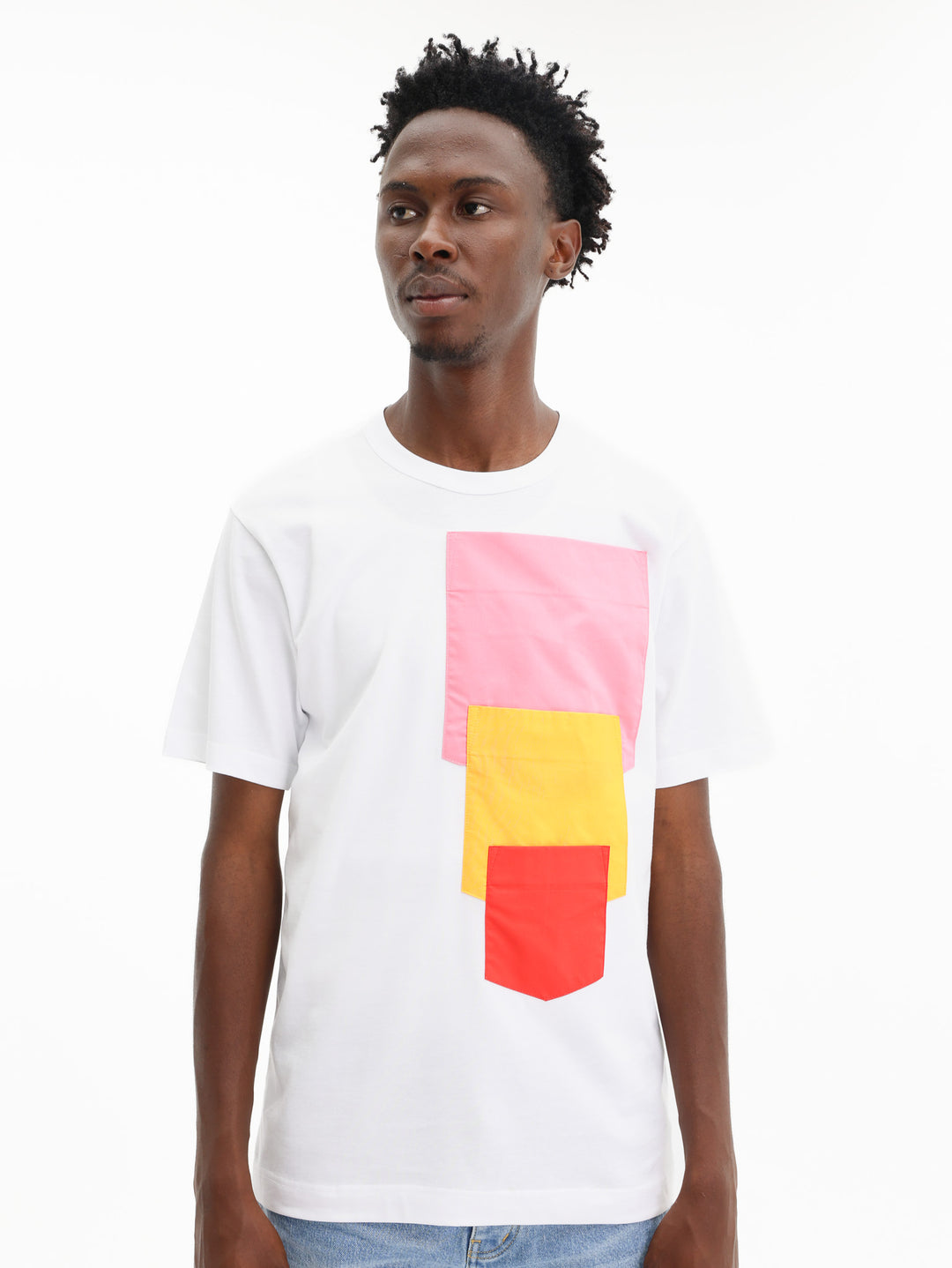 Comme Des Garcons T-Shirt Knit White/Mix