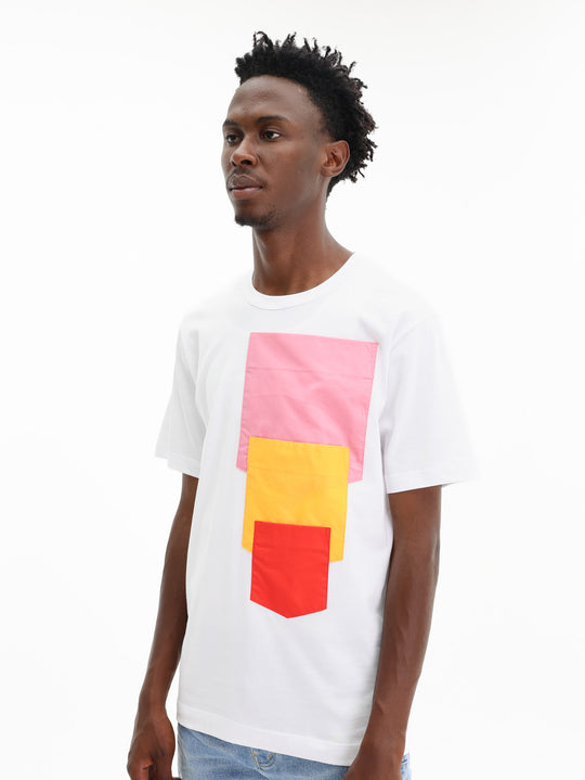 Comme Des Garcons T-Shirt Knit White/Mix