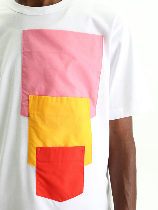 Comme Des Garcons T-Shirt Knit White/Mix