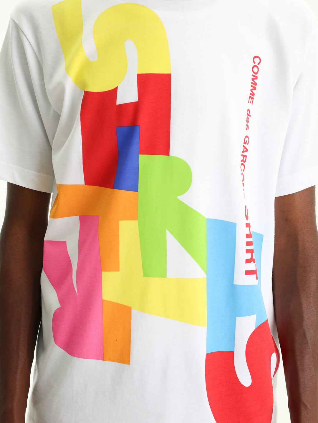 Comme Des Garcons T-Shirt Knit White/Print