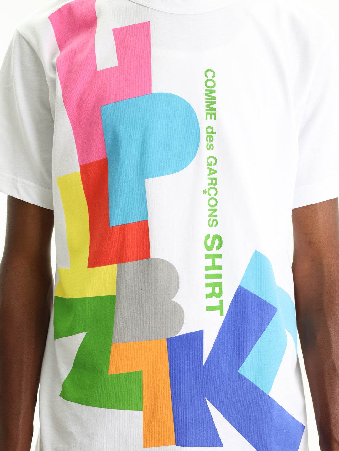 Comme Des Garcons T-Shirt Knit White/Print