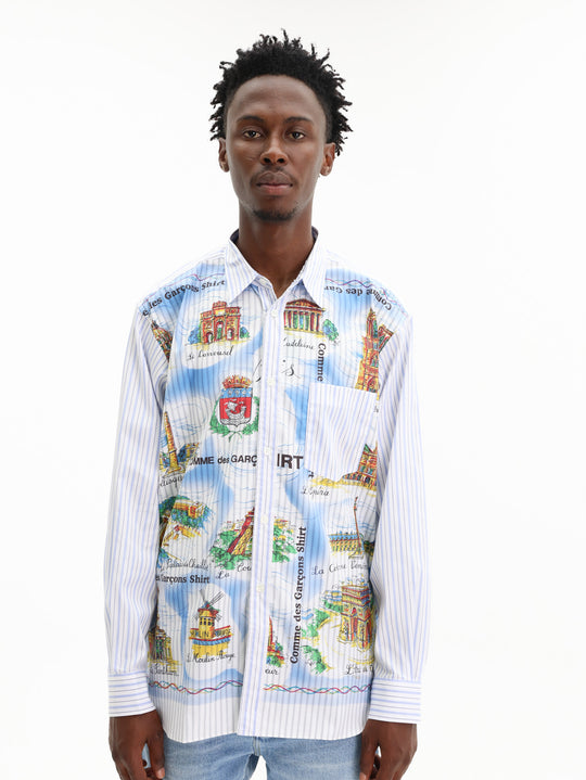 Comme Des Garcons Shirt Woven Stripe/Mix