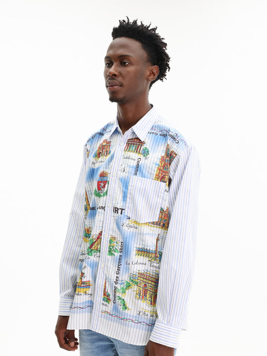 Comme Des Garcons Shirt Woven Stripe/Mix