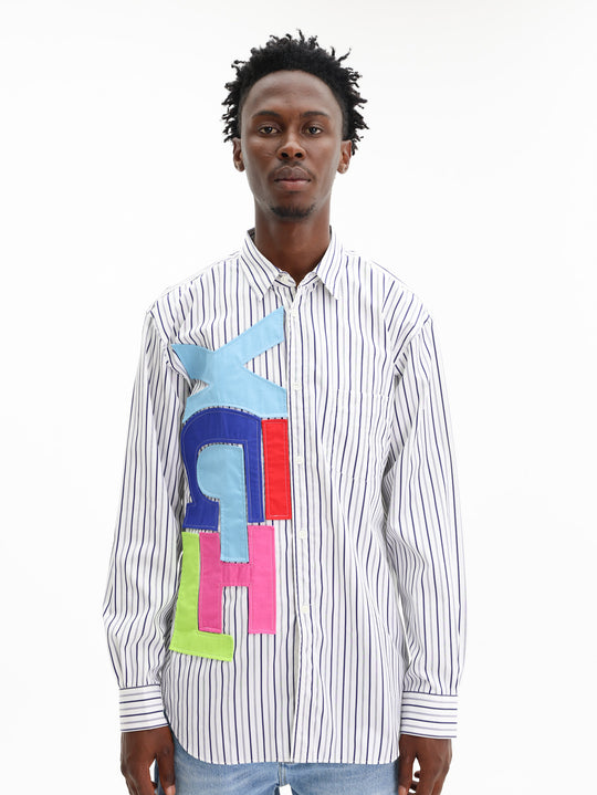 Comme Des Garcons Shirt Woven Stripe/Mix