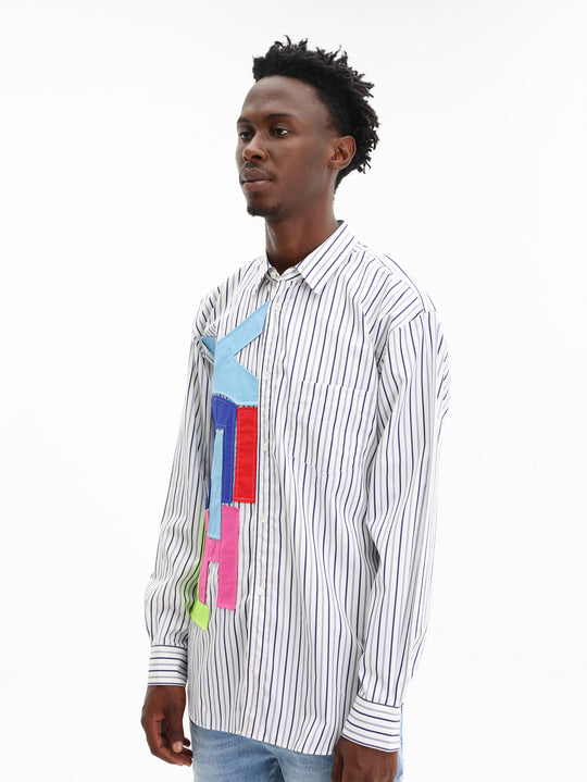 Comme Des Garcons Shirt Woven Stripe/Mix