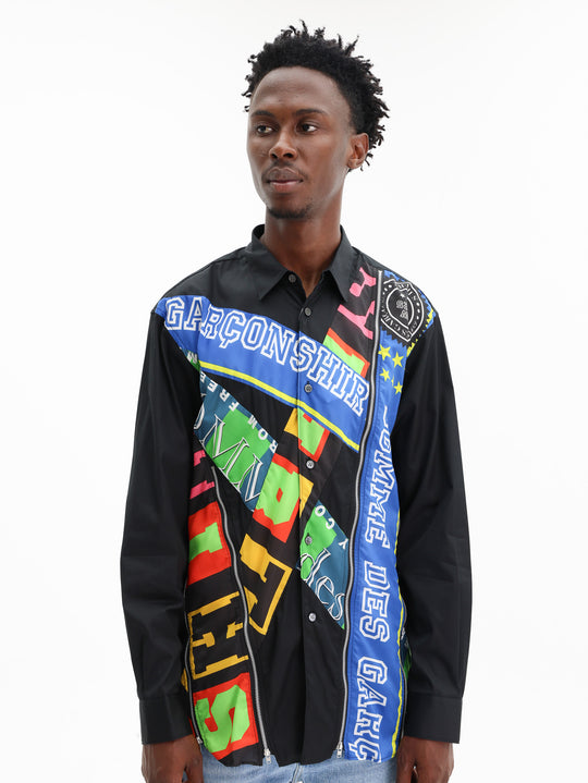 Comme Des Garcons Shirt Woven Black/Mix
