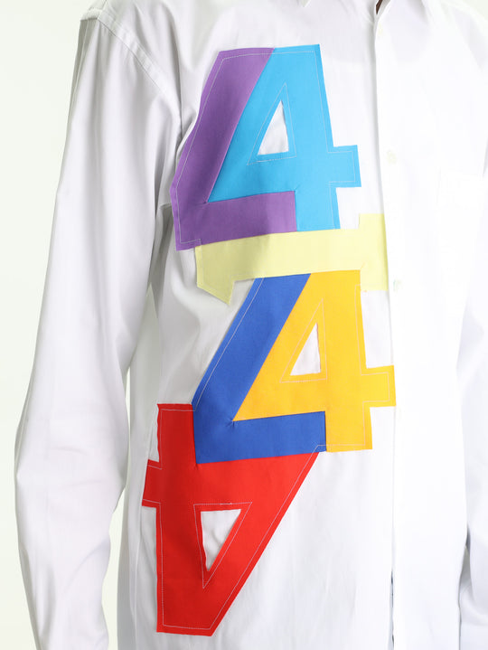 Comme Des Garcons Shirt Woven White/Mix