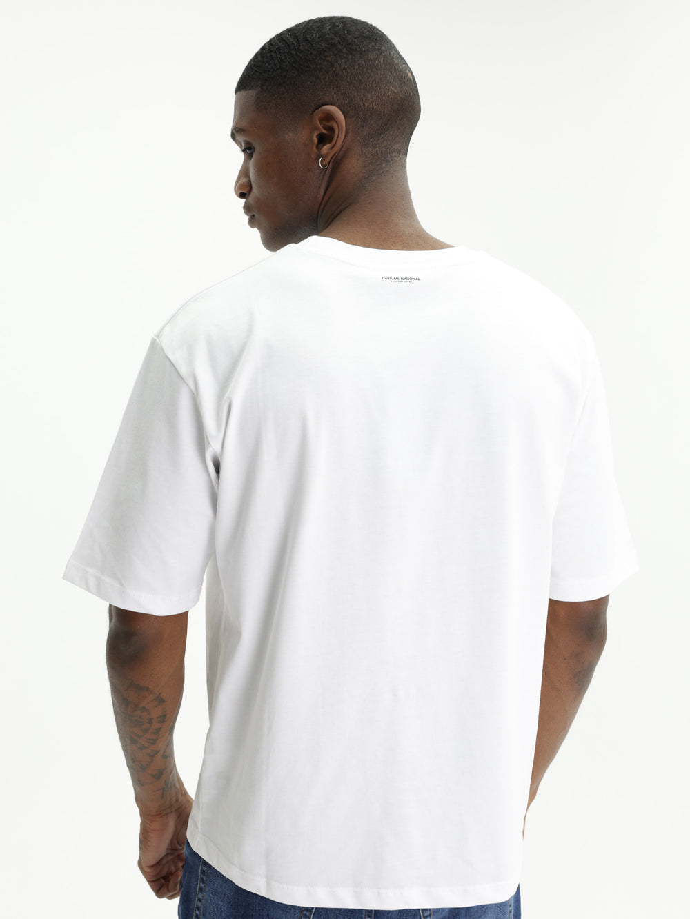 Costume National T-Shirt Loose Bianco