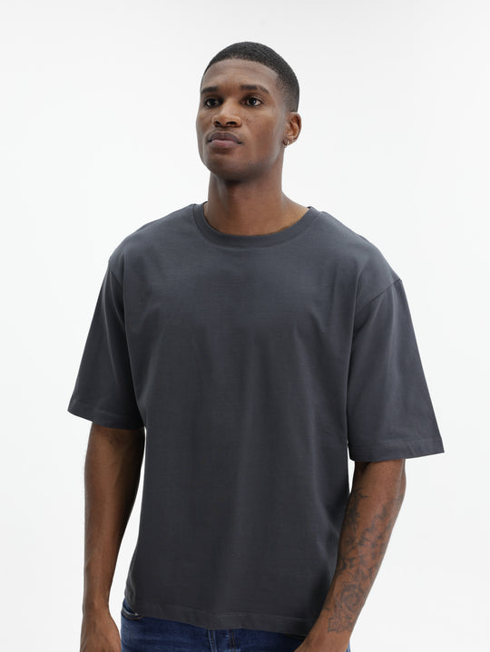 Costume National T-Shirt Loose Grigio Antracite