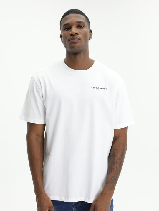 Costume National T-Shirt Regular Bianco
