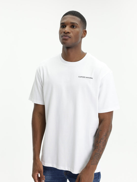 Costume National T-Shirt Regular Bianco