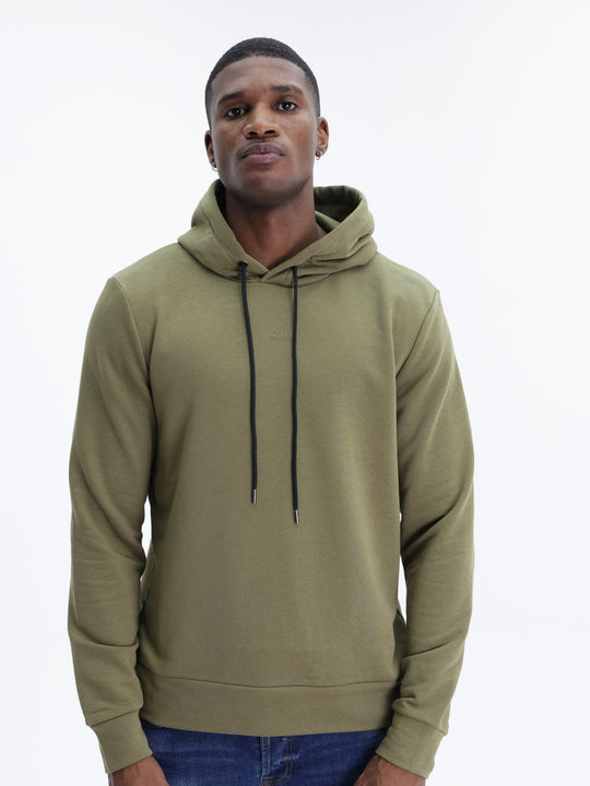 Costume National Hoodie Verde Oliva