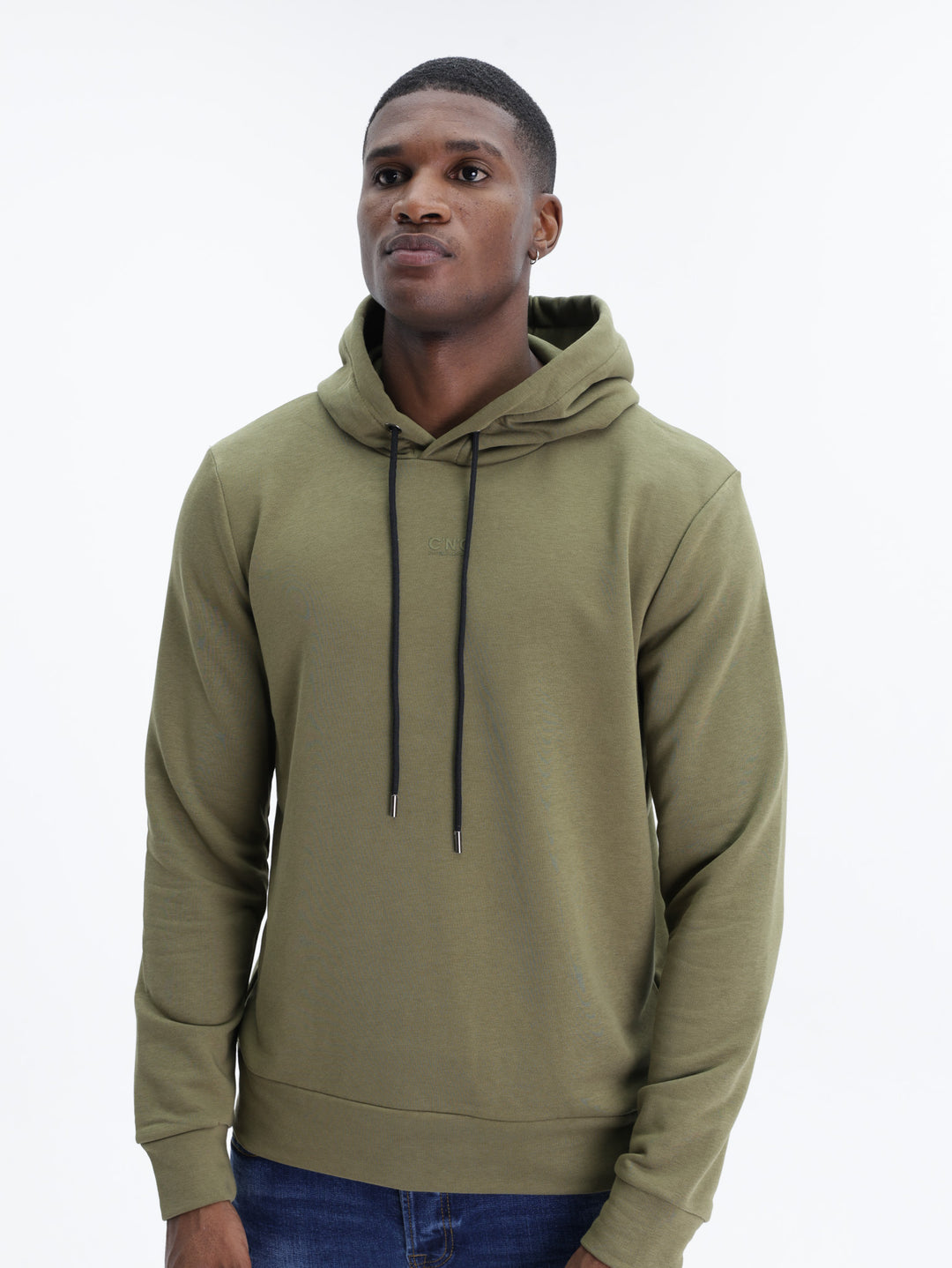 Costume National Hoodie Verde Oliva